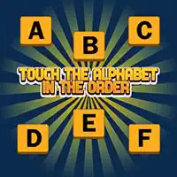 Berühre Das Alphabet Im Oder